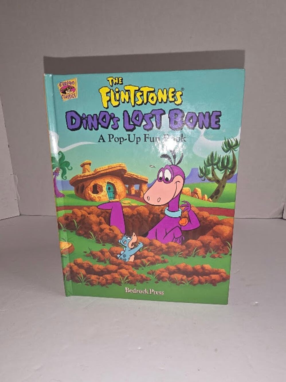 Vintage 90s The Flintstones Dino's Lost Bone Pop Up Book